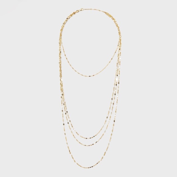 LANA Jewelry Gold Mega Gloss Blake 14k Yellow Multi-strand Necklace - Picture 9 of 9